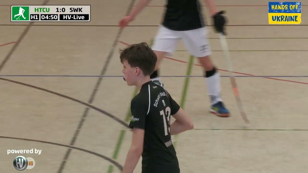 WHV Hallenhockey Endrunde Regionalliga U14 2.HF HTC Uhlenhorst MH vs. SW Köln 19.02.23 Livestream