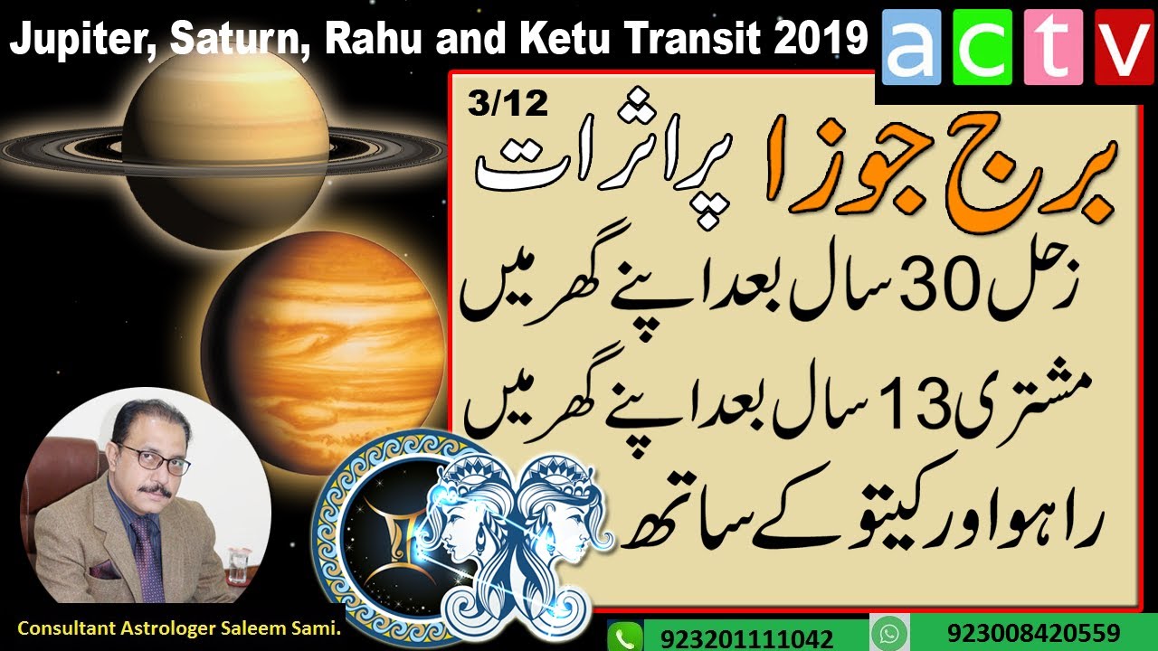Jupiter, Saturn, Rahu & Ketu Transit 2019 - 2020 | Gemini | Vedic Astrology | Saleem Sami Astrology