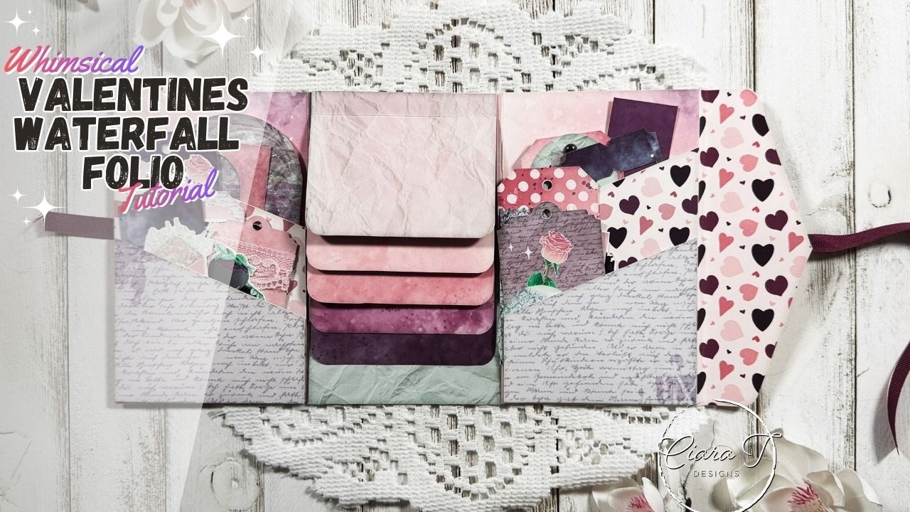 How to Create a Waterfall Folio For your Junk Journal