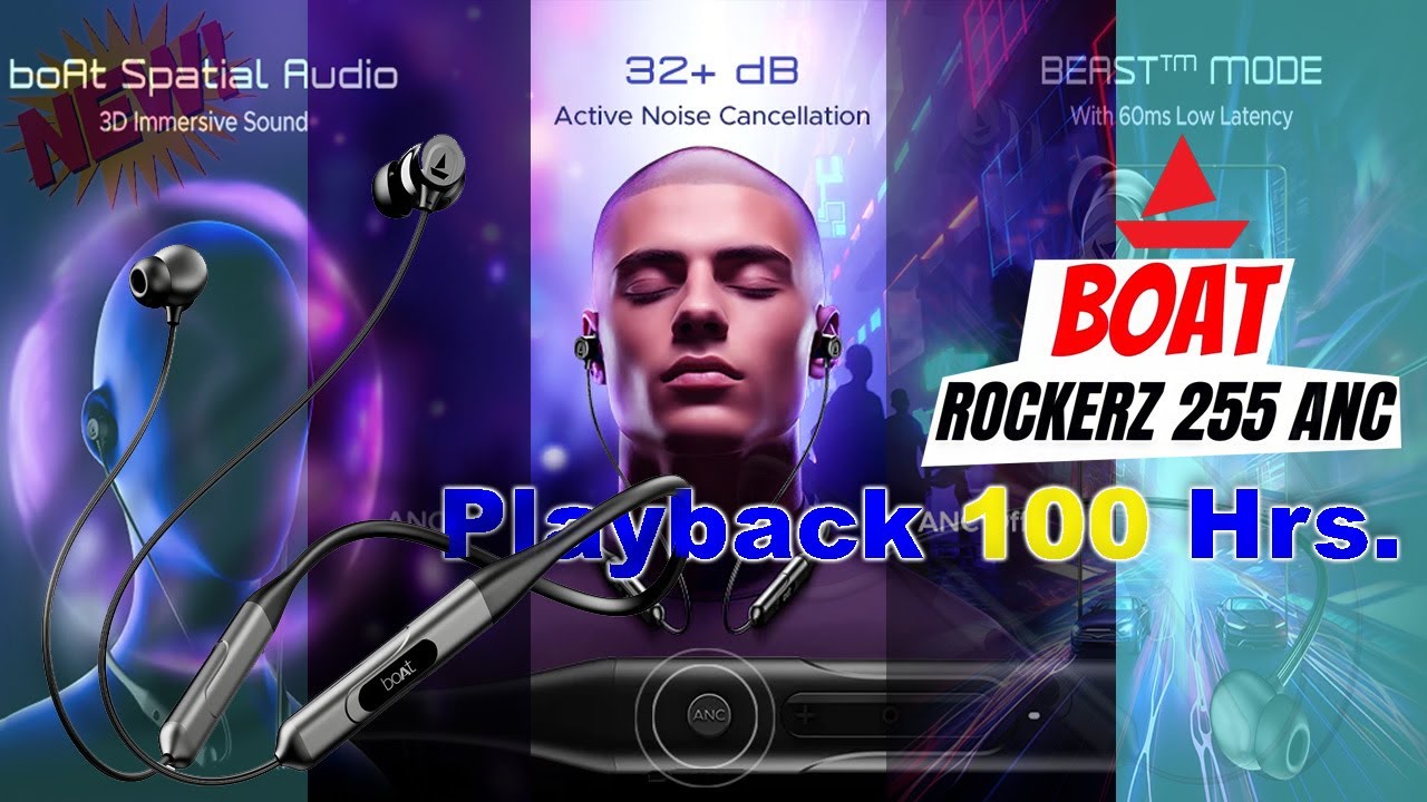 boat Rockerz 255 ANC Neckband