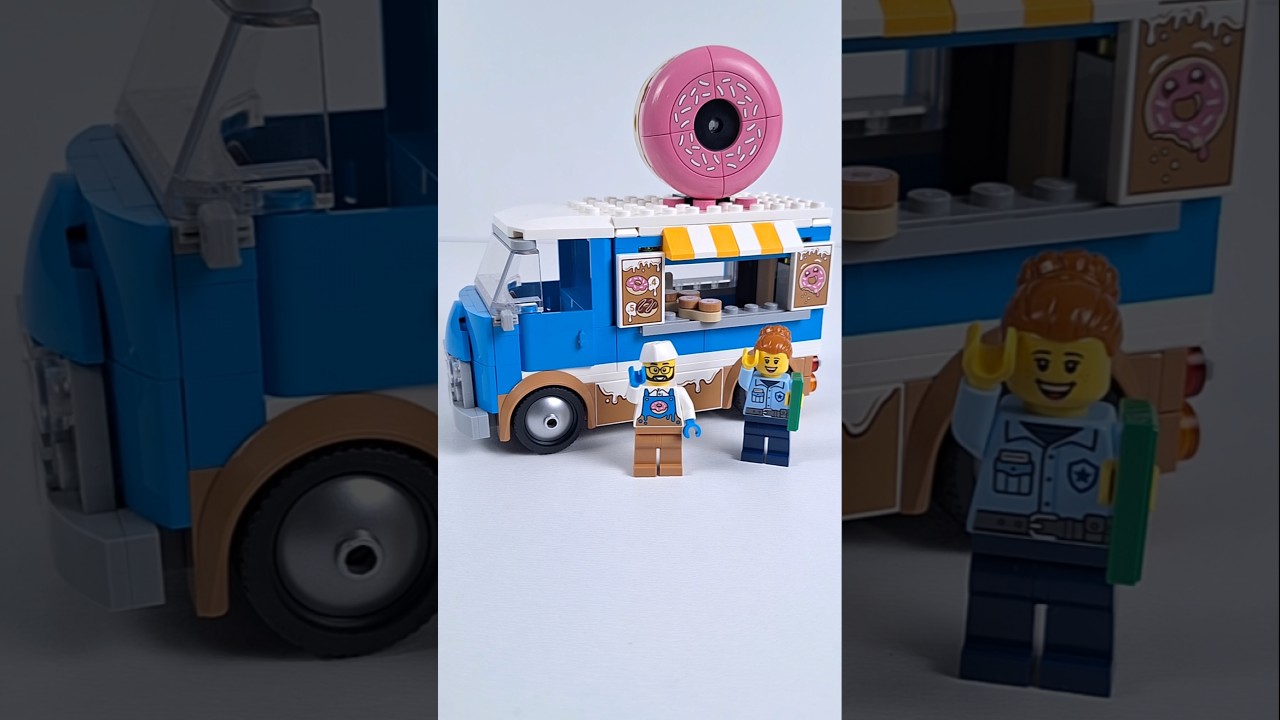 LEGO Donut Truck 60452 #lego #legotruck #legocity #legofood