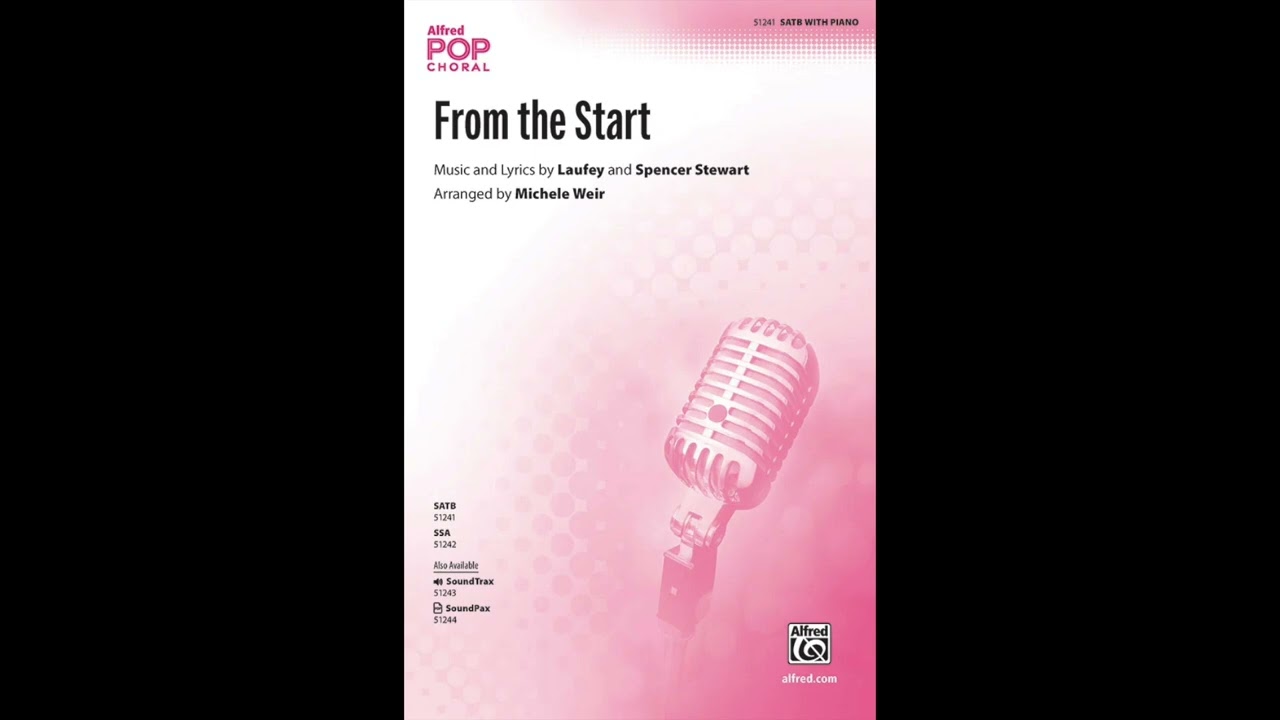 S2 - From the Start, Laufey/Stewart, arr. Weir, SSA, Soprano 2 Dominant & Accompaniment.