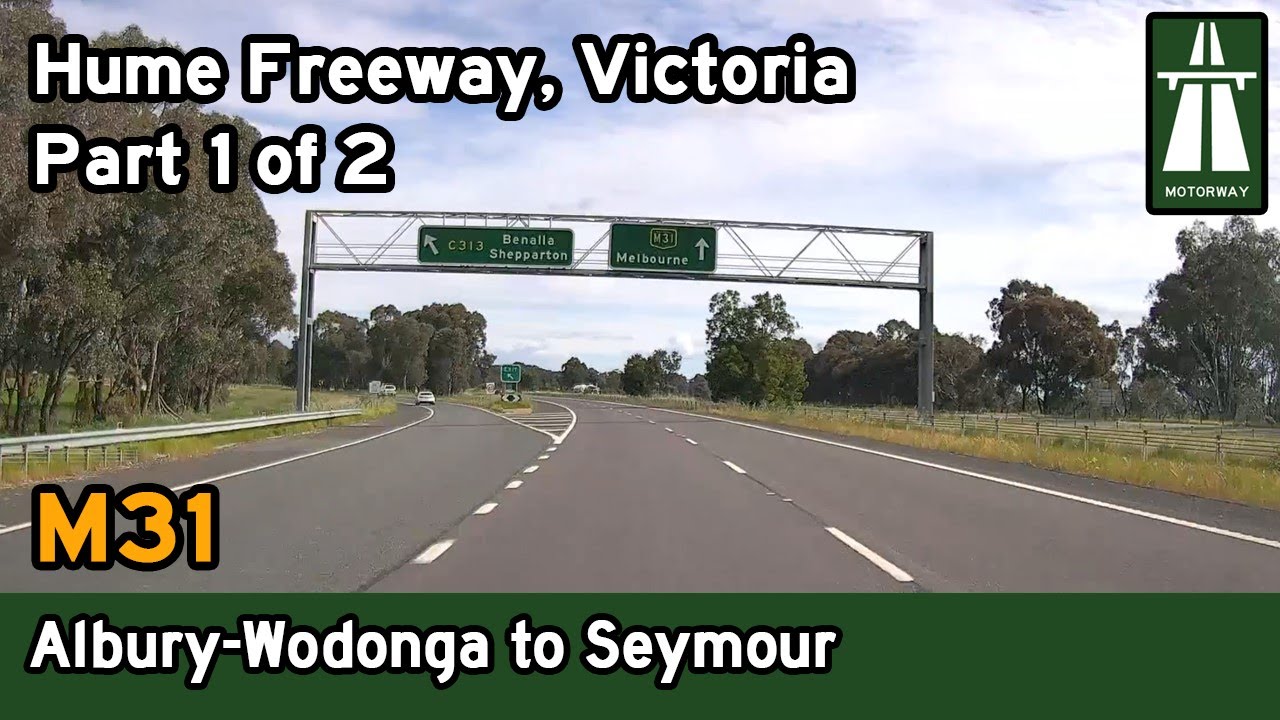 Driving the Hume Freeway, Victoria – Albury-Wodonga to Seymour [4K]