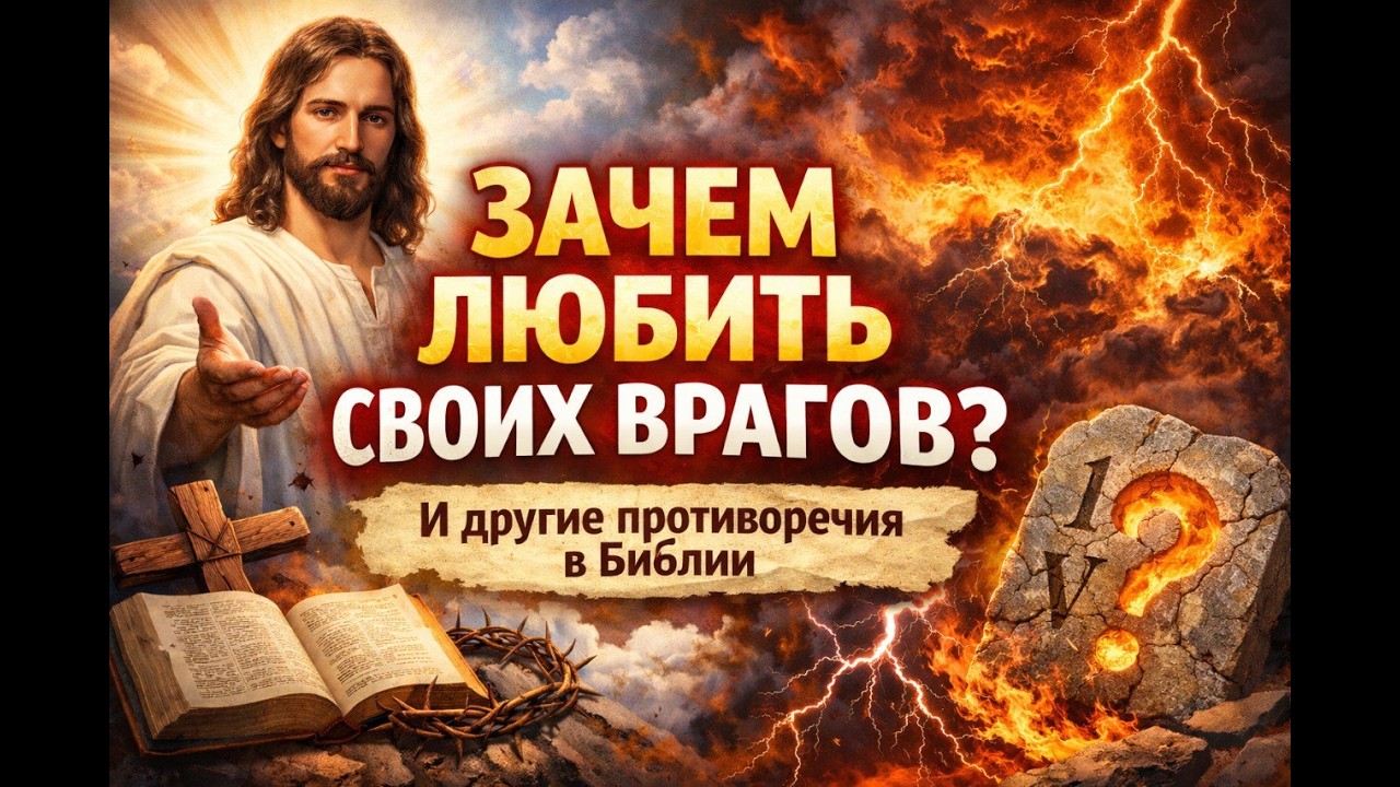 Зачем любить своих врагов? И другие противоречия из Библии