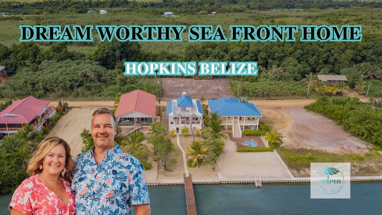 Dream worthy Sea front Home in Hopkins Belize 