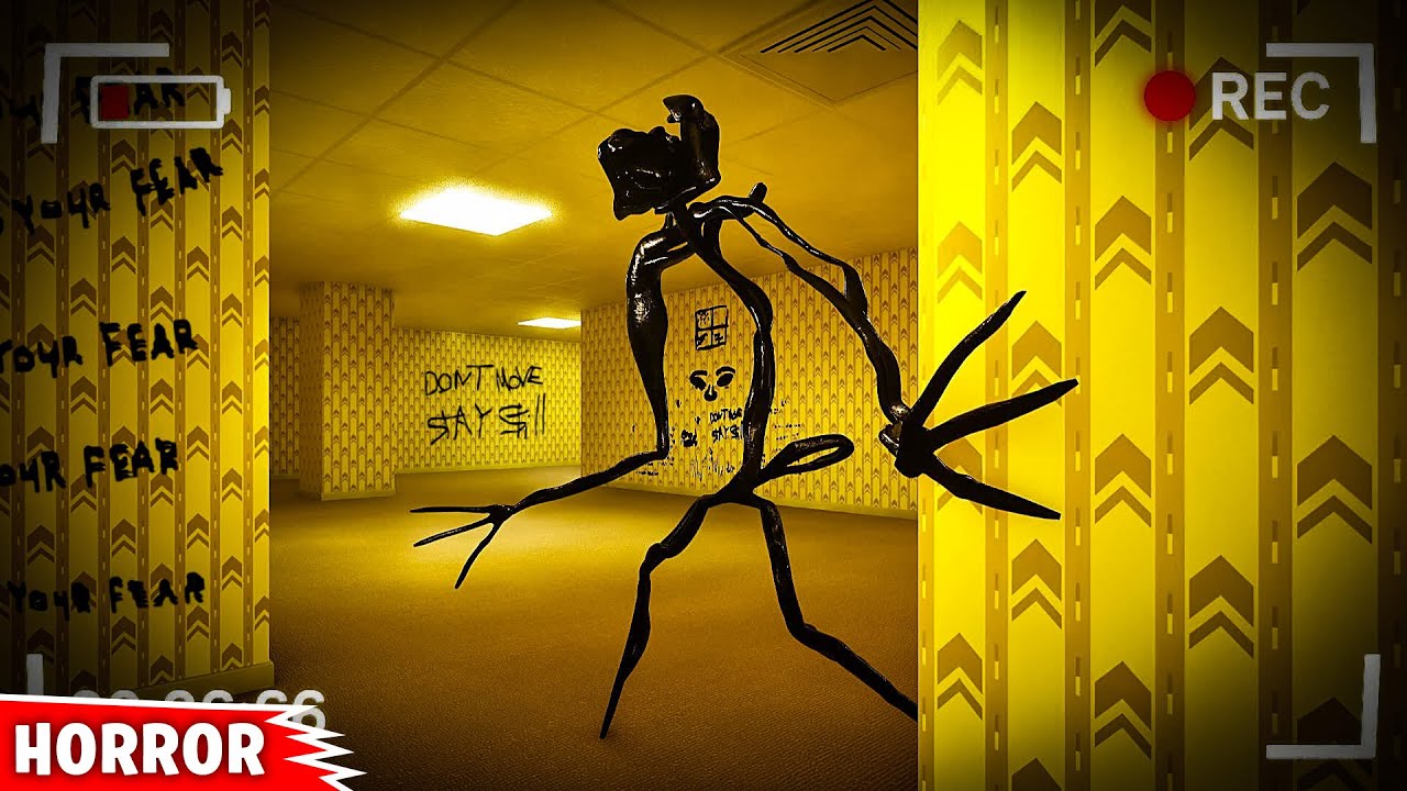 CURSED BACKROOMS HORROR FORTNITE (TUTORIAL) BOTH ENDINGS