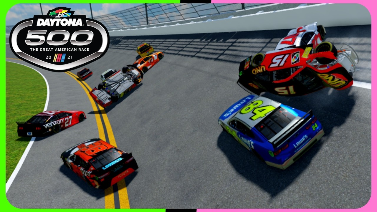 Chaotic Daytona 500 Finish!!!