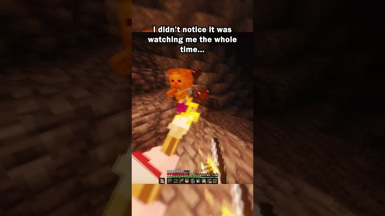 I was being watched...