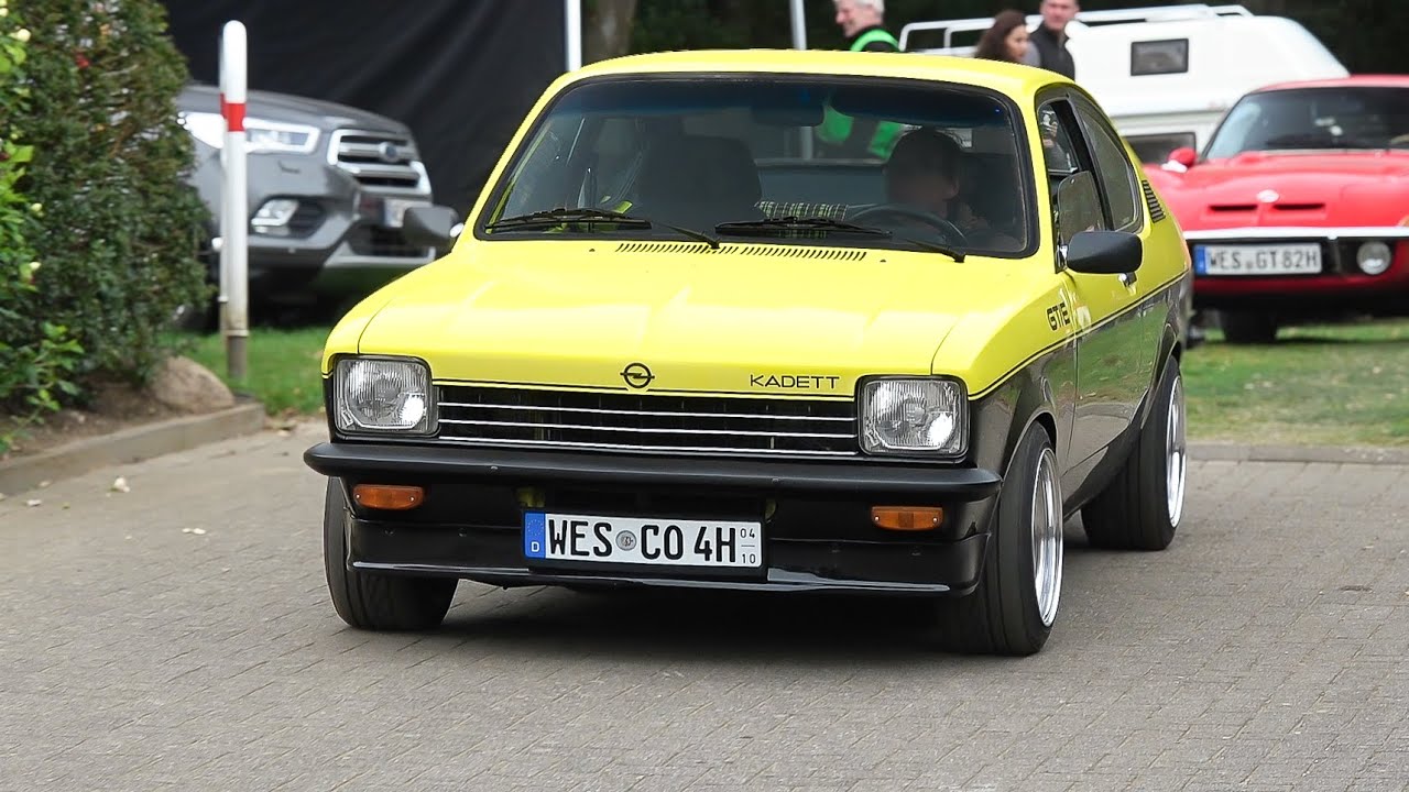 Classic Cars/Oldtimer leaving a Carmeet- Manta B, Puma GTS, Talbot Matra, Kleinschnittger, Capri..