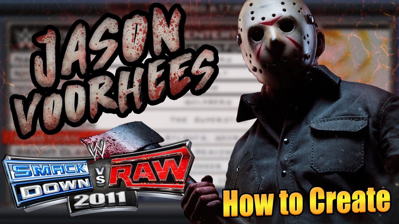 WWE How to Create Jason Voorhees SvR 2011 PS2/PPSSPP/MOD