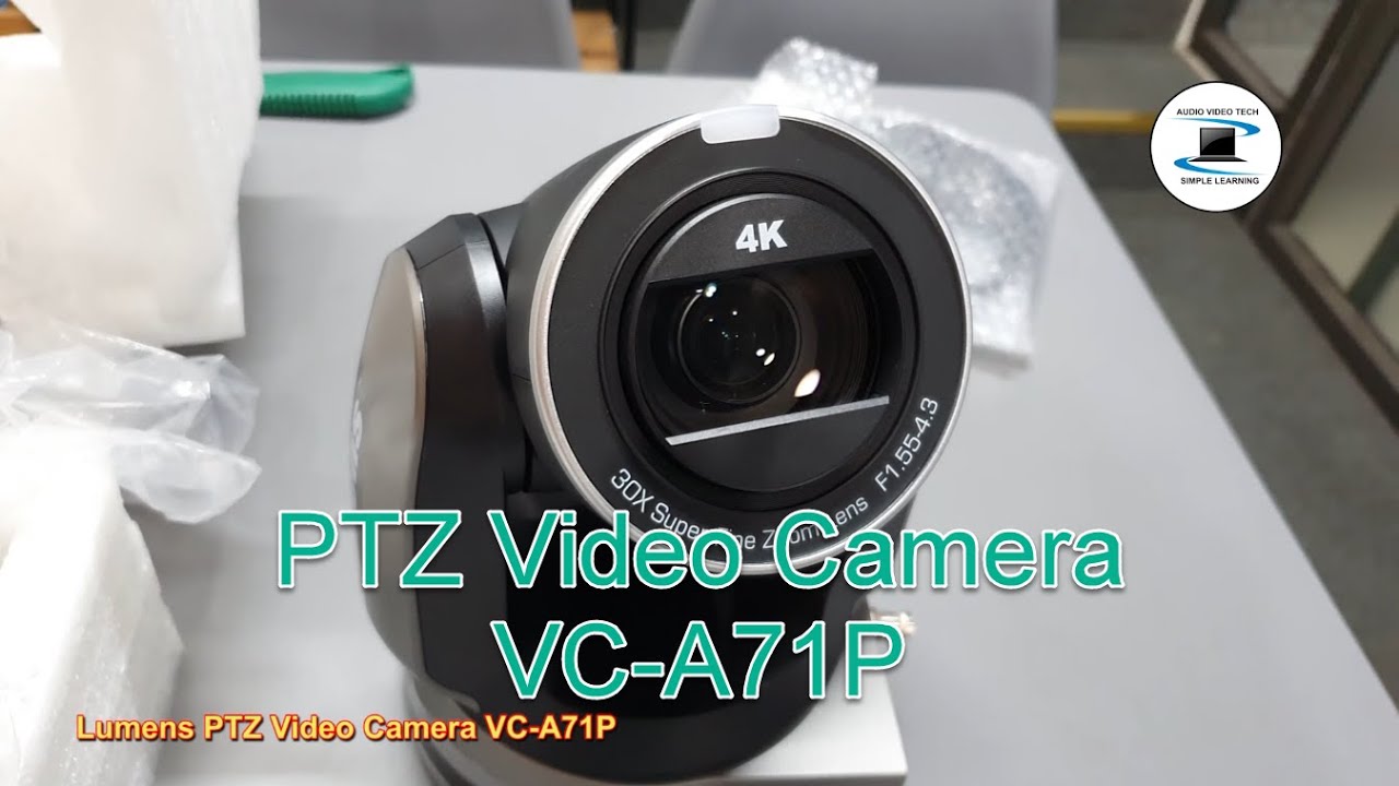 Lumens PTZ Video Camera VC-A71P : unboxing.