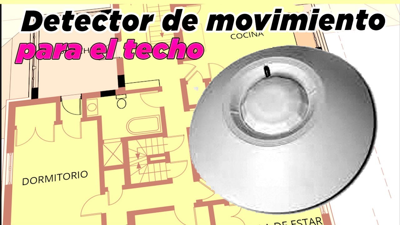 Sensor-detector de movimiento techo con gran grado de apertura para alarmas de casa 🚨 alarmaszoom