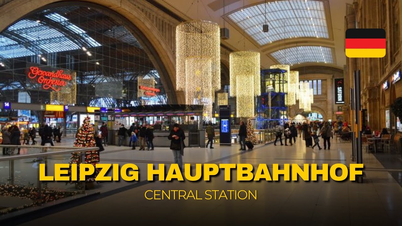 Leipzig Hauptbahnhof 🇩🇪 | 4K Walking Tour of One of Europe’s Grand Stations