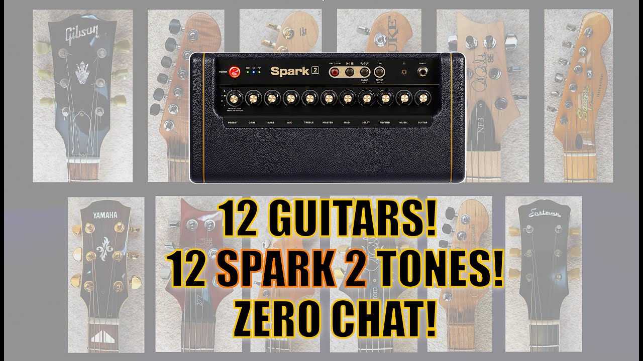 The killer tones of the Spark 2 amp from clean to overdrive!