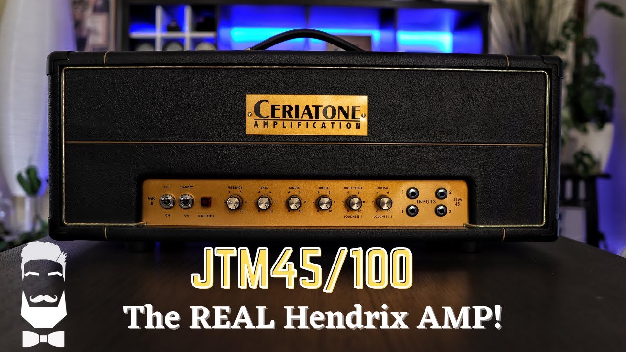CERIATONE JTM45/100 CRANKED — Step Aside Marshall! Бонус: винтажный Stratocaster 1966 года и Haze...