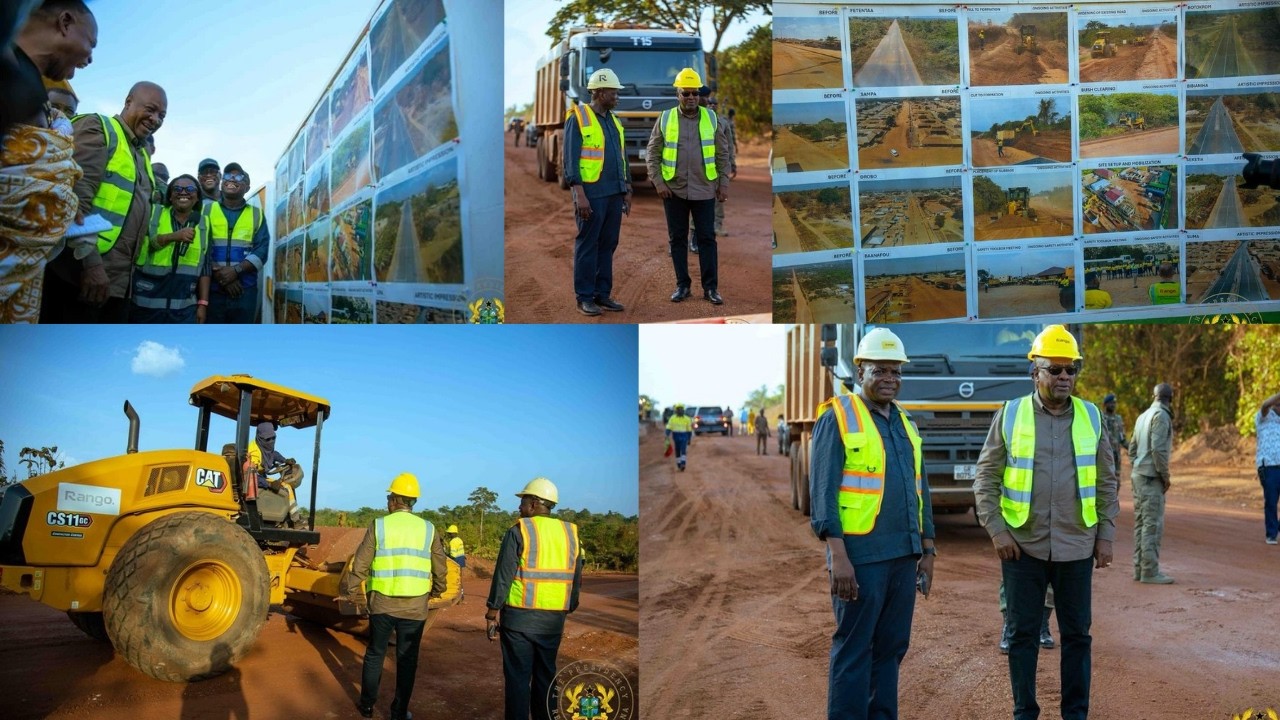 Дорога Джиниджини-Сампа будет полностью заасфальтирована и завершена к 2027 году.