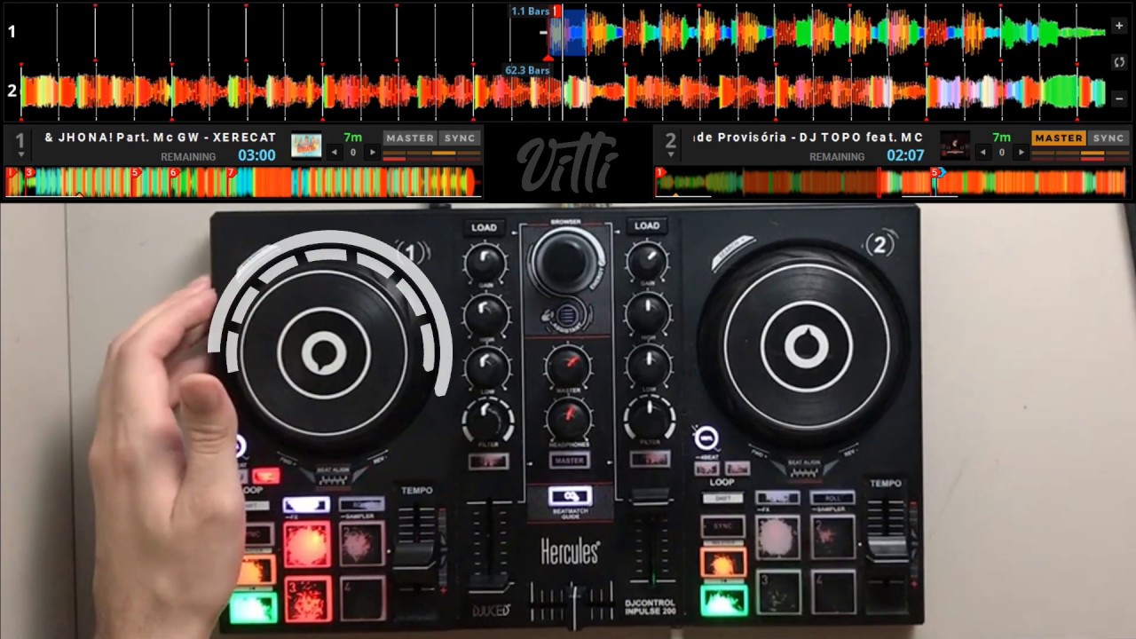 SER DJ É SÓ APERTAR PLAY? - SET DE FUNK AO VIVO {Hercules Impulse 200}
