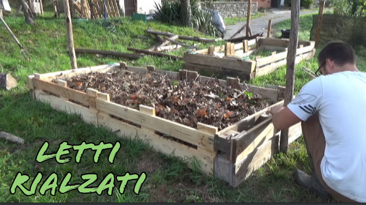 Come creo un orto rialzato con i pallet