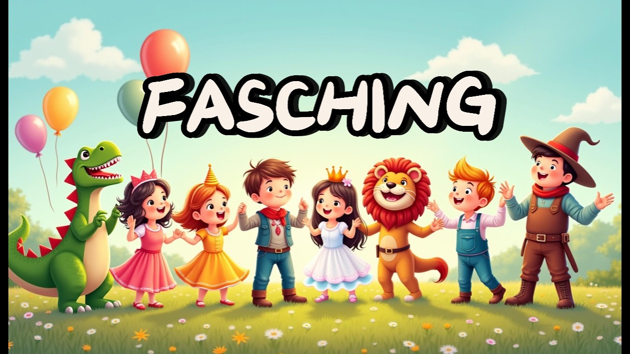 Fasching - Kinderlieder! Party, Juhuuu