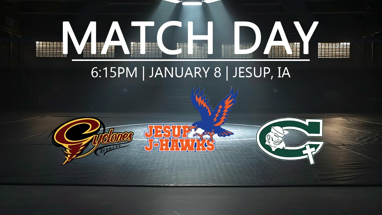 Jesup J-Hawks Wrestling vs. Denver/Columbus Catholic - 1/8/26
