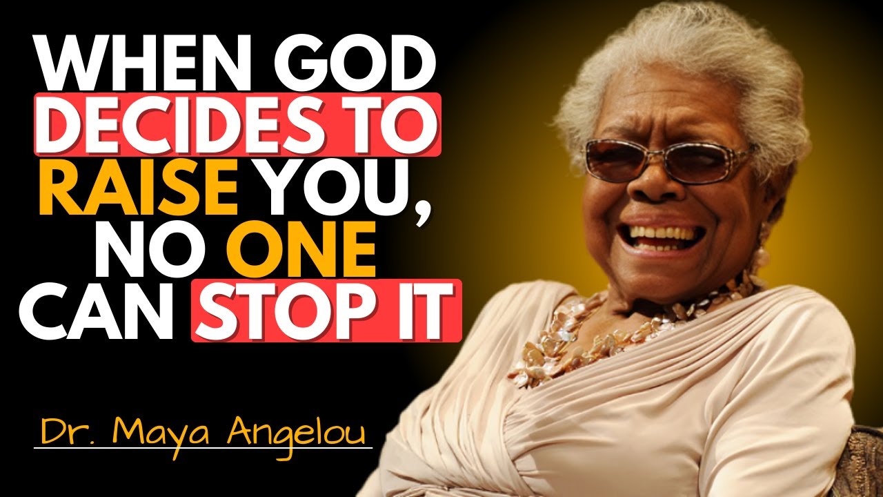 When God Opens the Way, Nothing Can Close It _ Dr. Maya Angelou Motivational Speech