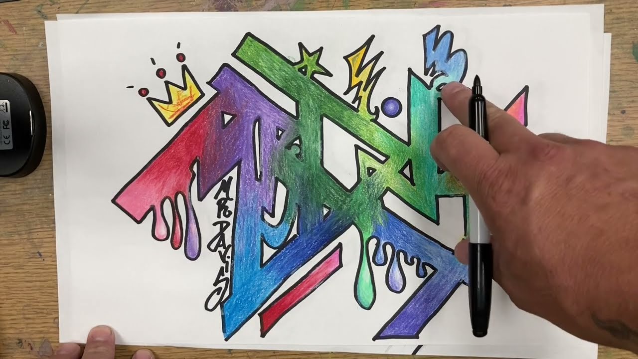 Graffiti Names!  (Art lesson)
