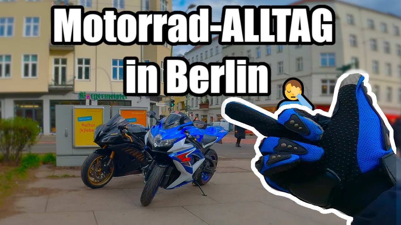 Ein Tag als Motorradfahrer in Berlin 😱 | Stress & Wheelies | Motovlog Berlin