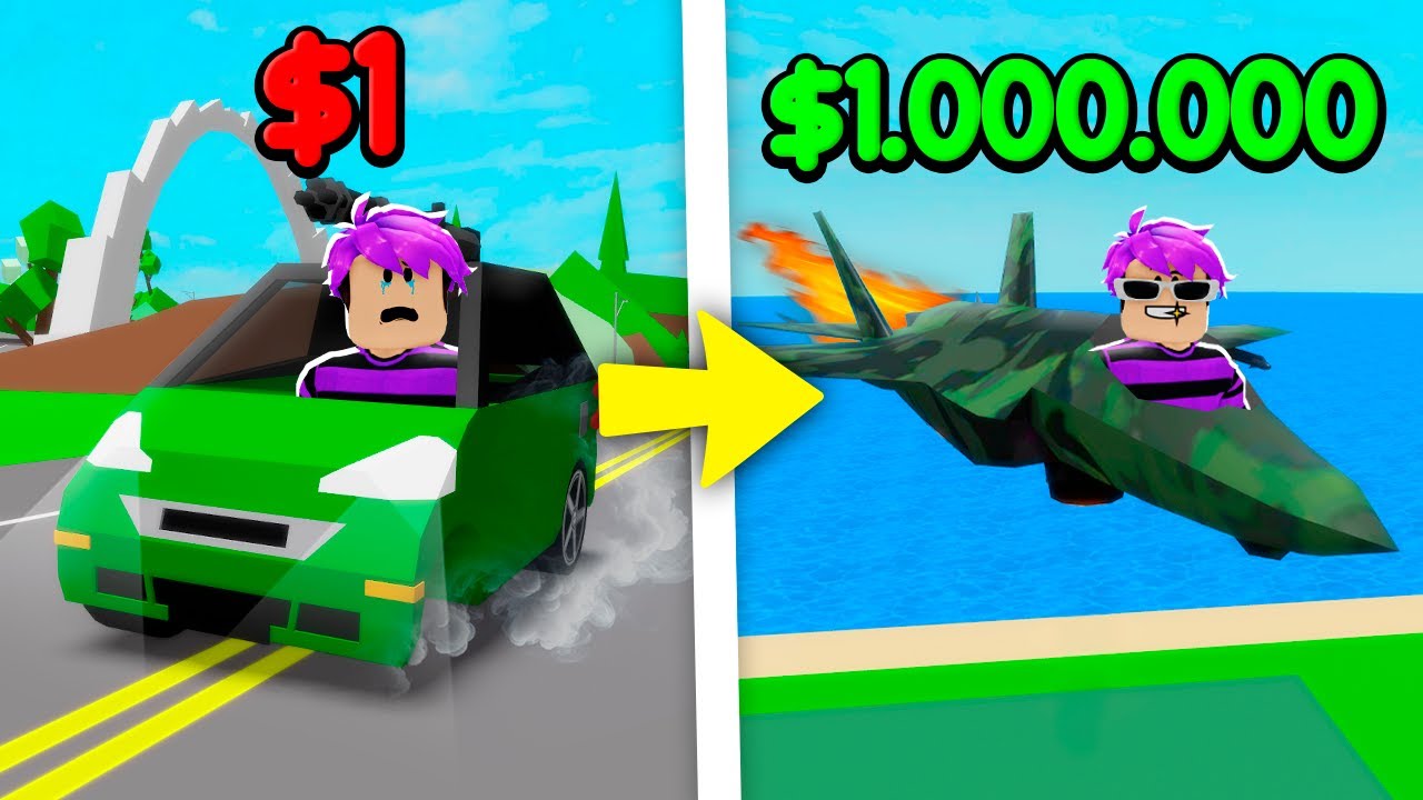 AUTO MILITAR DE $1 vs AUTO DE $1.000.000 en BROOKHAVEN