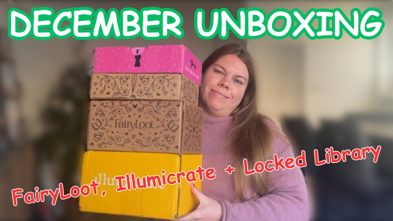 Распаковка книжной подписки за декабрь 2025 года 📦 FairyLoot, Illumicrate и многое другое. Вот и ...