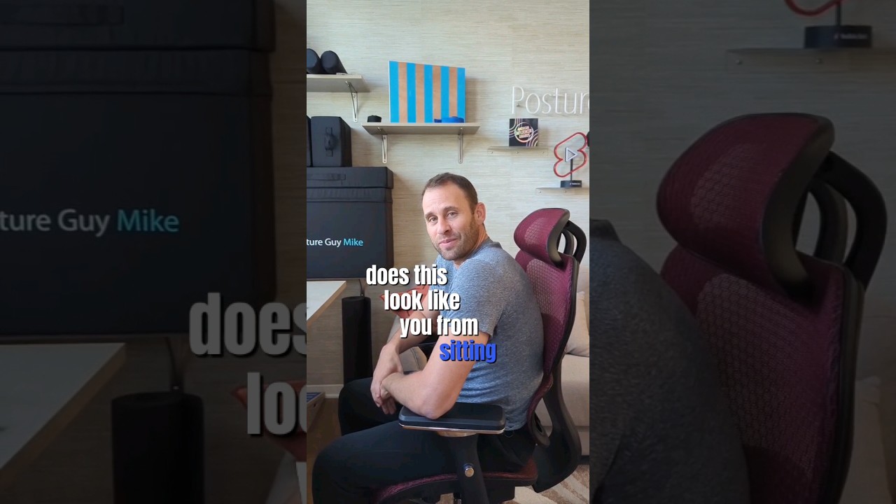 как сидеть на работе #поза
