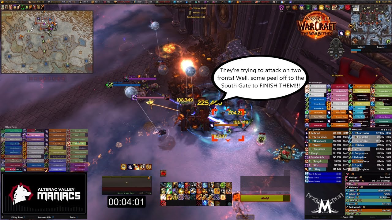 They're trying the OLE divide and conquer strategy! But we're peeling off to south gate! | TWW # 429
