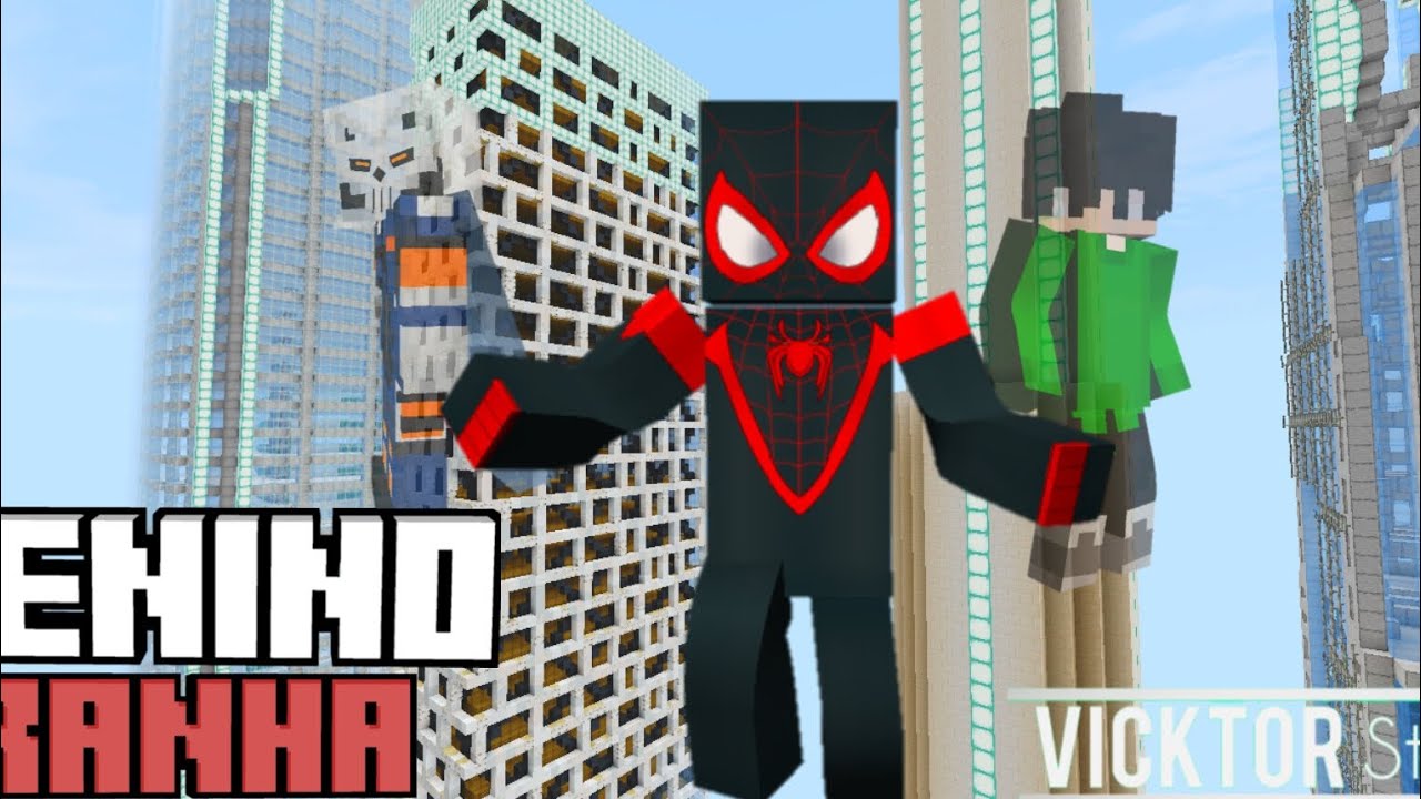 Menino aranha Vicktor Morales será que voltei com um novo aranha red continuar a me perseguir parte1