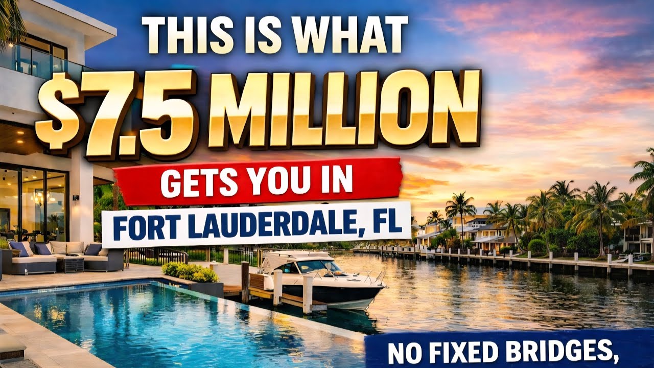 You Won’t Believe What $7.5M Buys You in Fort Lauderdale |  Direct Ocean Access!