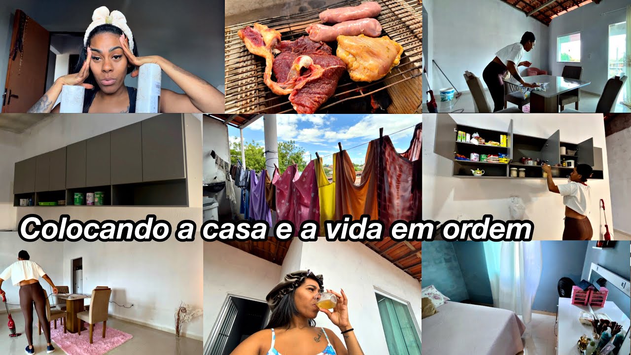 ME MUDEI: Trouxe tudo, faxinando a casa, churrasco e maiss