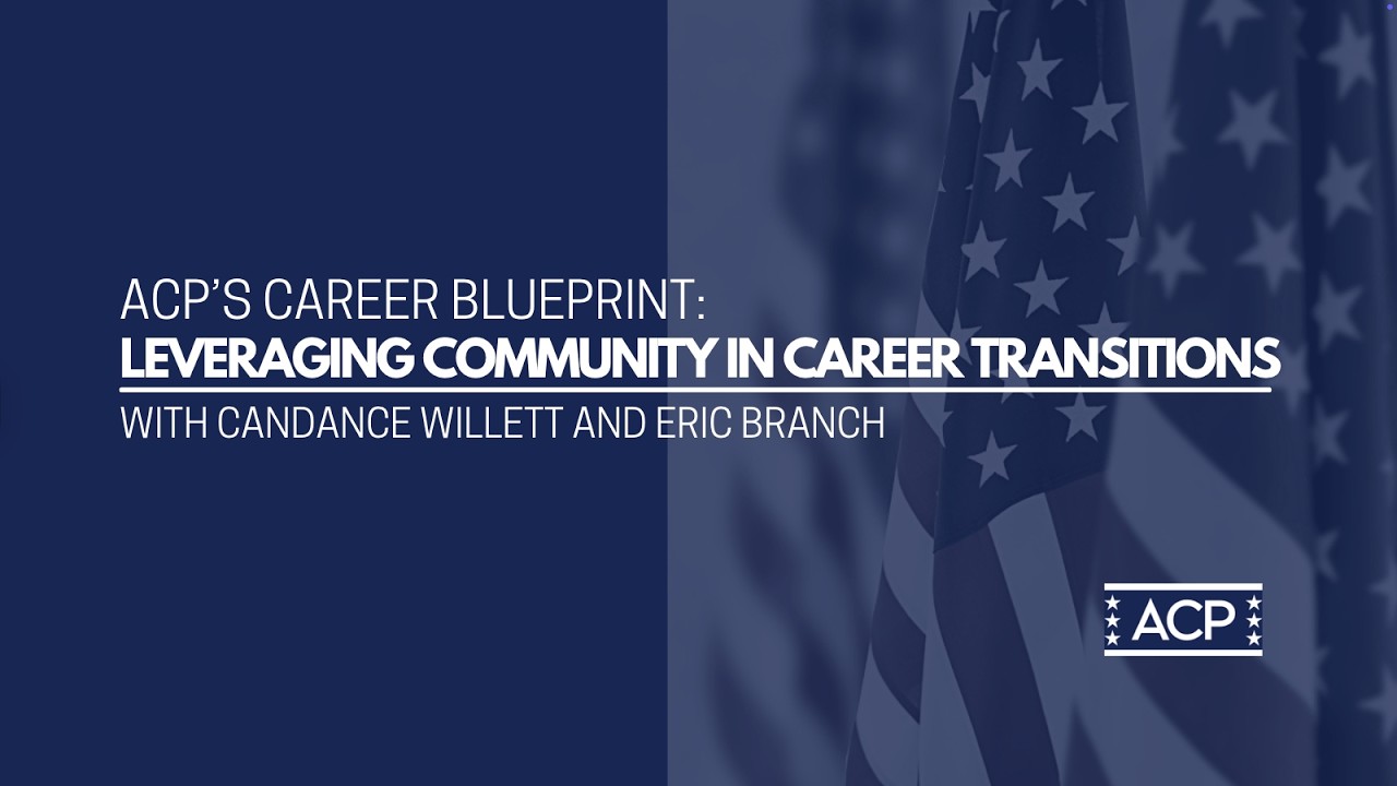 ACP Career Blueprint: Leveraging Community in Career Transitions