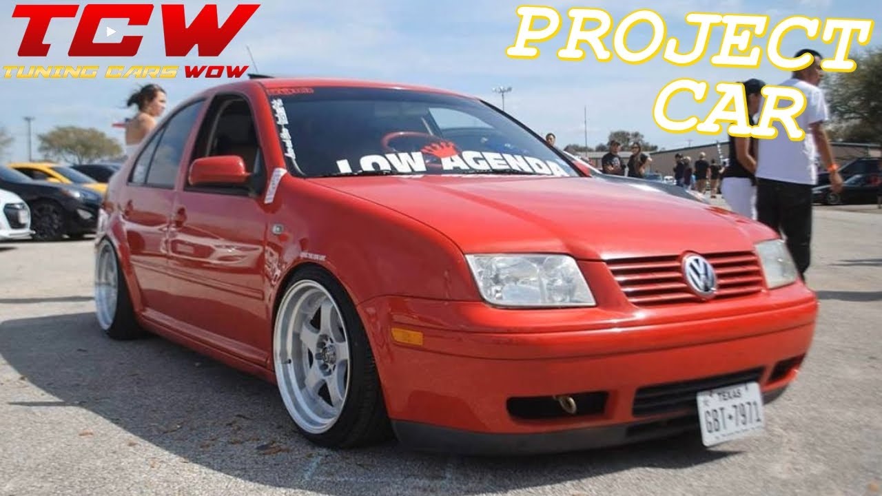 Red VW Jetta Mk4 Static 1.8 Turbo Tuning Build