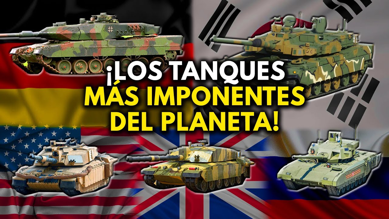 TOP 5 Tanques de Guerra | ¿Cuáles son los mejores y más poderosos del mundo?
