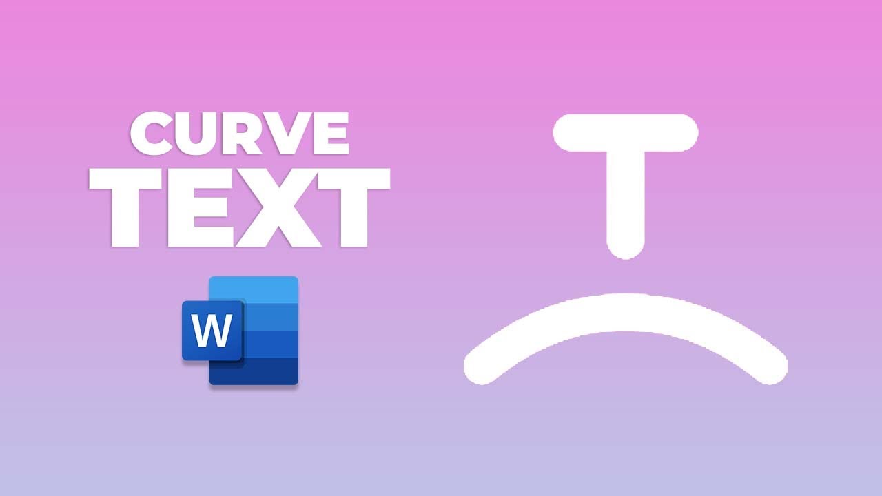 How to make curve text in word