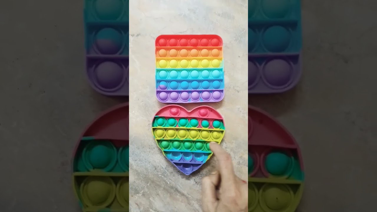 #youtubeshorts #shortsfeed #viral popit toys heart shape