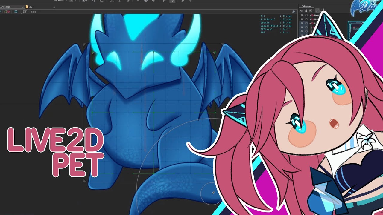 [ LIVE2D ] Making the chubs move