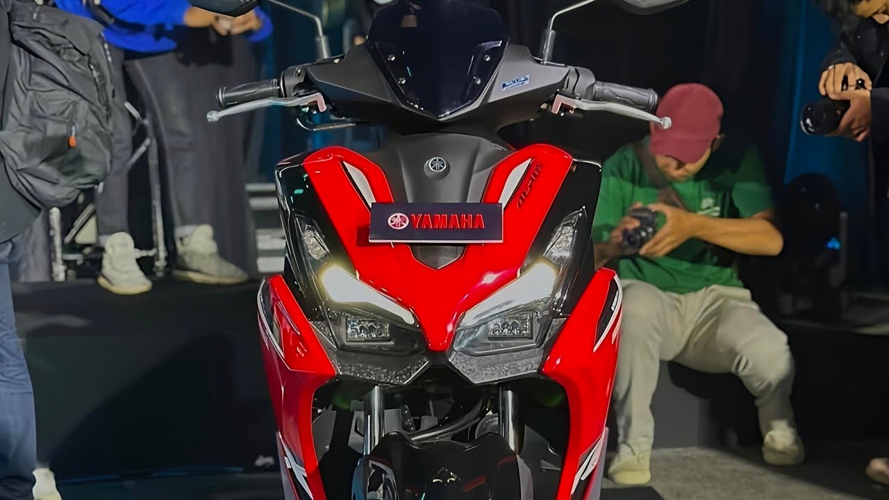 2025 All new Yamaha Standard Version Red AEROX 155 Alpha &ndash; Walkaround and Review