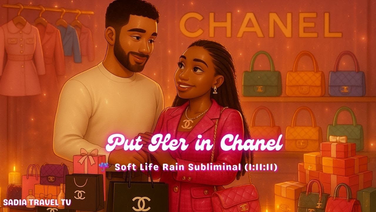 👛 “Put Her in Chanel” Soft Life 🌧️ Rain Subliminal for Black Women (1:11:11)