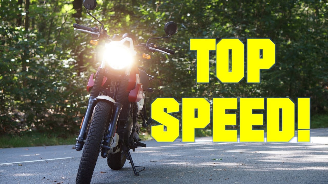 ROYAL ENFIELD SCRAM 411 - TOP SPEED WITH GPS
