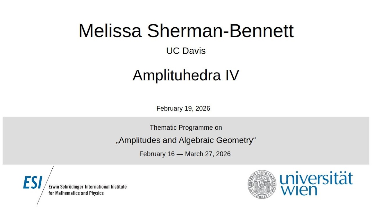 Melissa Sherman-Bennett - Amplituhedra IV - Techniques for higher m