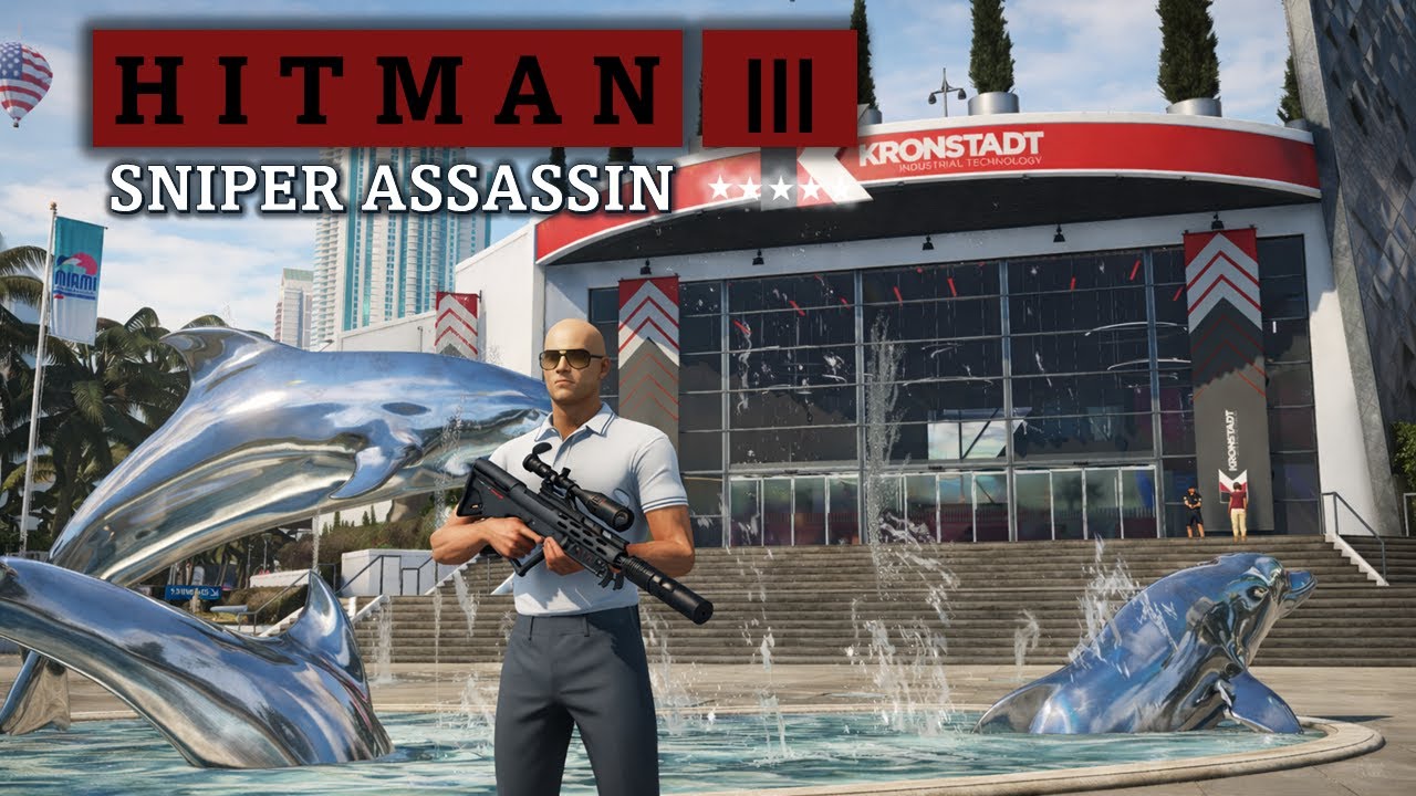 HITMAN™ 3 Master Difficulty | The Finish Line, Miami | Sniper Assassin (Silent Assassin, Suit Only)