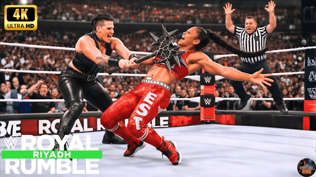 Бьянка Белэр против Рии Рипли • Королевская битва WWE • 30 января 2026 г. 👹 #biancabelair #rheari...