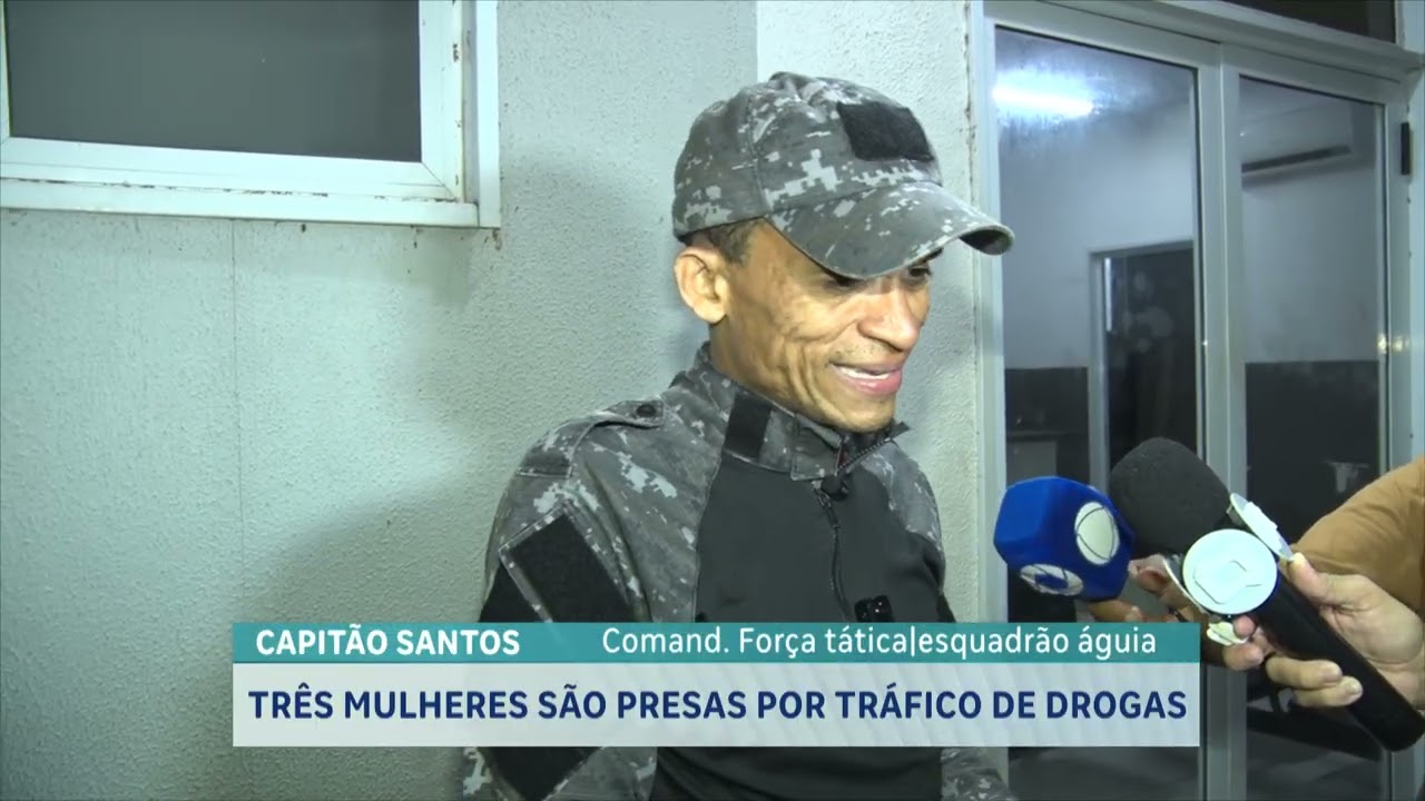 02   TRÊS MULHERES SÃO PRESAS POR TRÁFICO DE DROGAS NO BAIRRO TRIZIDELA