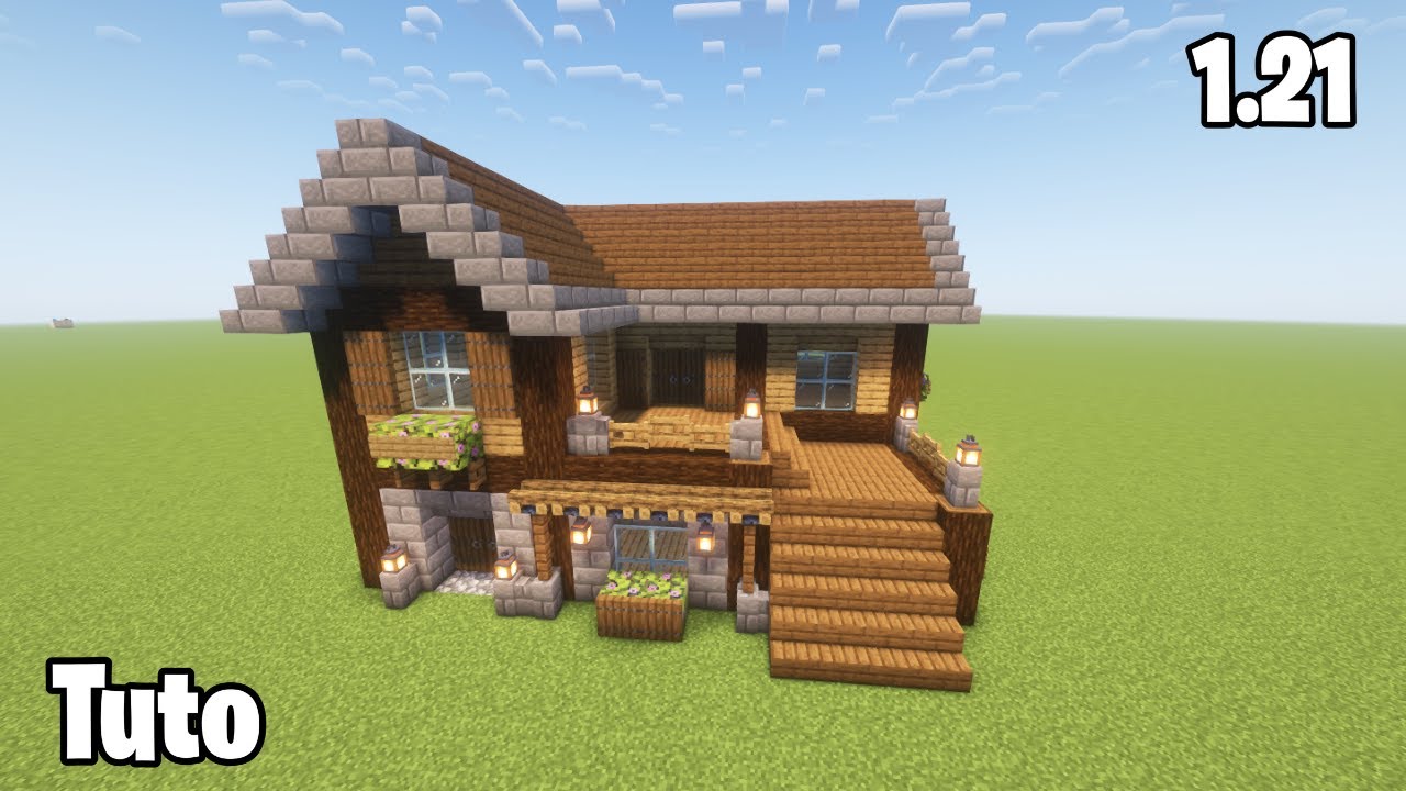 MINECRAFT TUTO MEDIEVAL HOUSE TUTORIAL  !!! #minecraft