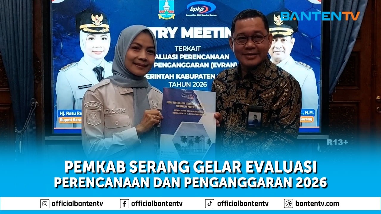 PEMKAB SERANG GELAR EVALUASI PERENCANAAN DAN PENGANGGARAN 2026