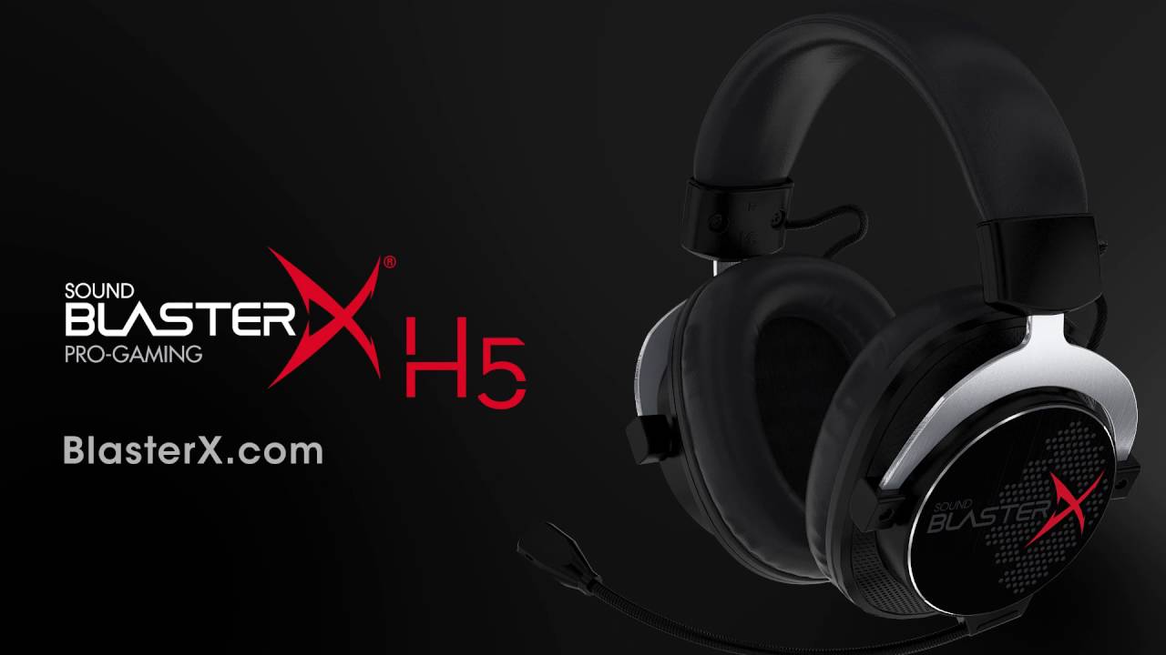 Sound BlasterX H5 &ndash; Professional Analog Gaming Headset